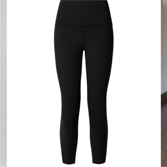 LULULEMON True Self Crop II Luon Lattice Capri Black Size 6 - Picture 8 of 16